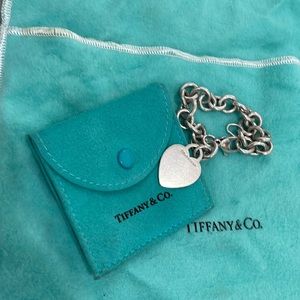 Tiffany & Co Heart tag charm bracelet